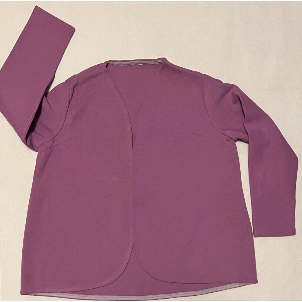 Vintage Mauve Hand Made Jacket Blazer Coat 70s 80s Pink Purple Retro Small